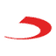 Red swoosh design on a white background, resembling a stylized, curved line or arc, perfect for adding a dynamic touch to any testimonials section. - Clio Websites | Top Canadian Web Design Company
