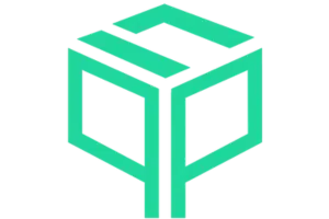 Teal and blue geometric cube design, resembling an open box with detached pieces, set against a transparent background, perfect for an SEO-friendly layout or testimonials section. - Clio Websites | Top Canadian Web Design Company